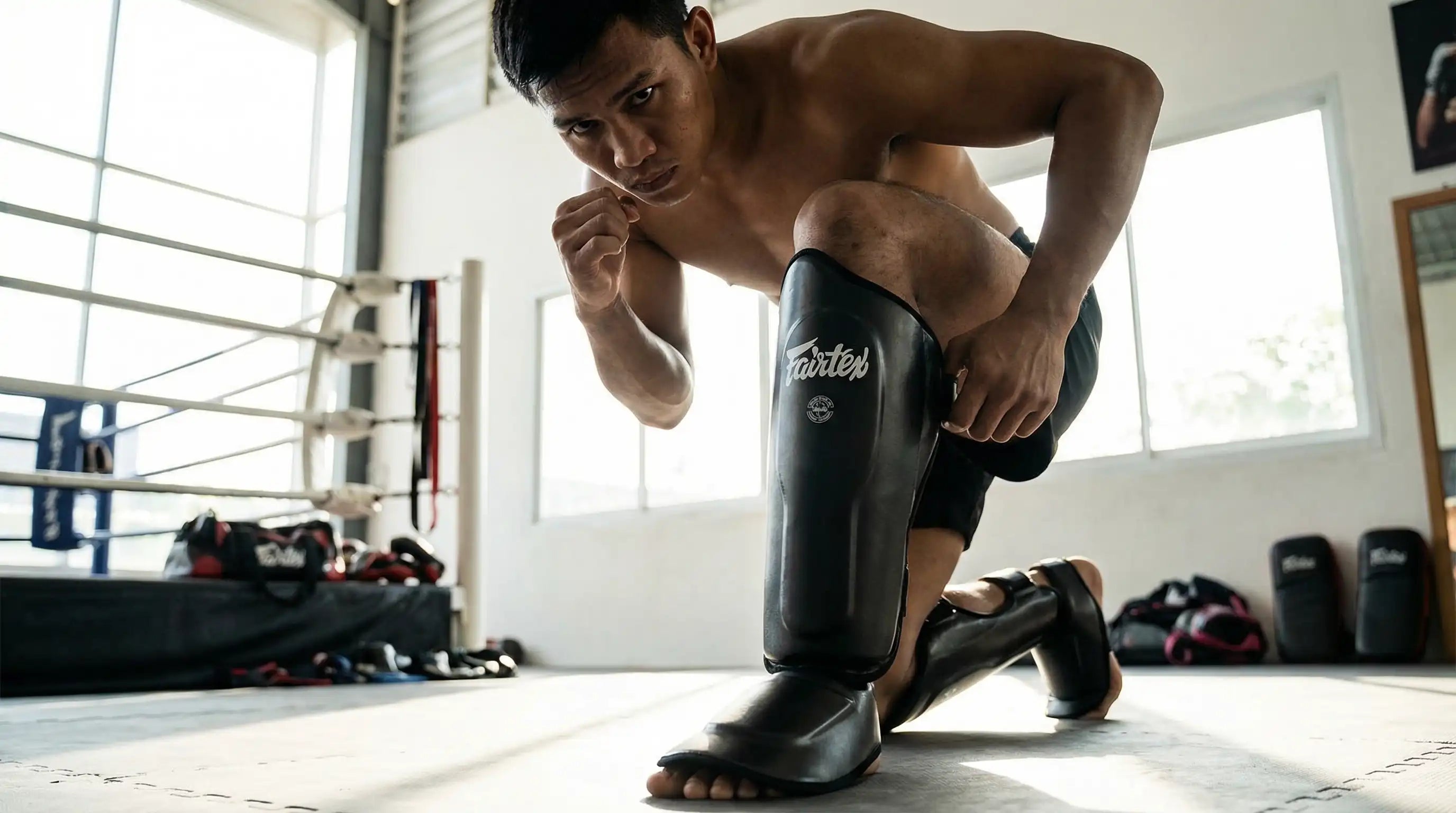 muay thai shin guards size guide