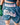 Fairtex Athletic Muay Thai Shorts - Arokaya Special - Aqua Bloom