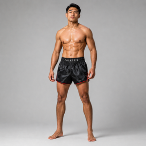 Fairtex Athletic Cut Short Stealth Black BS1901