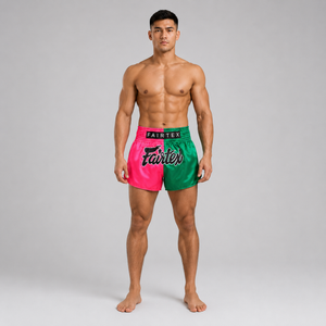 Fairtex Muay Thai Shorts Pink Green BS1911