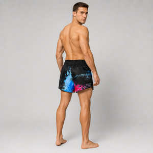Fairtex Muay Thai Shorts Black Acid Jazz BS1938
