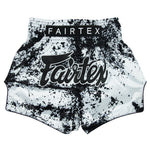 Fairtex Muay Thai Shorts Grunge White BS1948