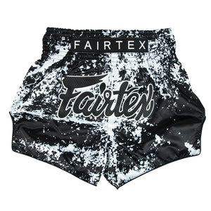 Fairtex Muay Thai Shorts Grunge Black BS1949