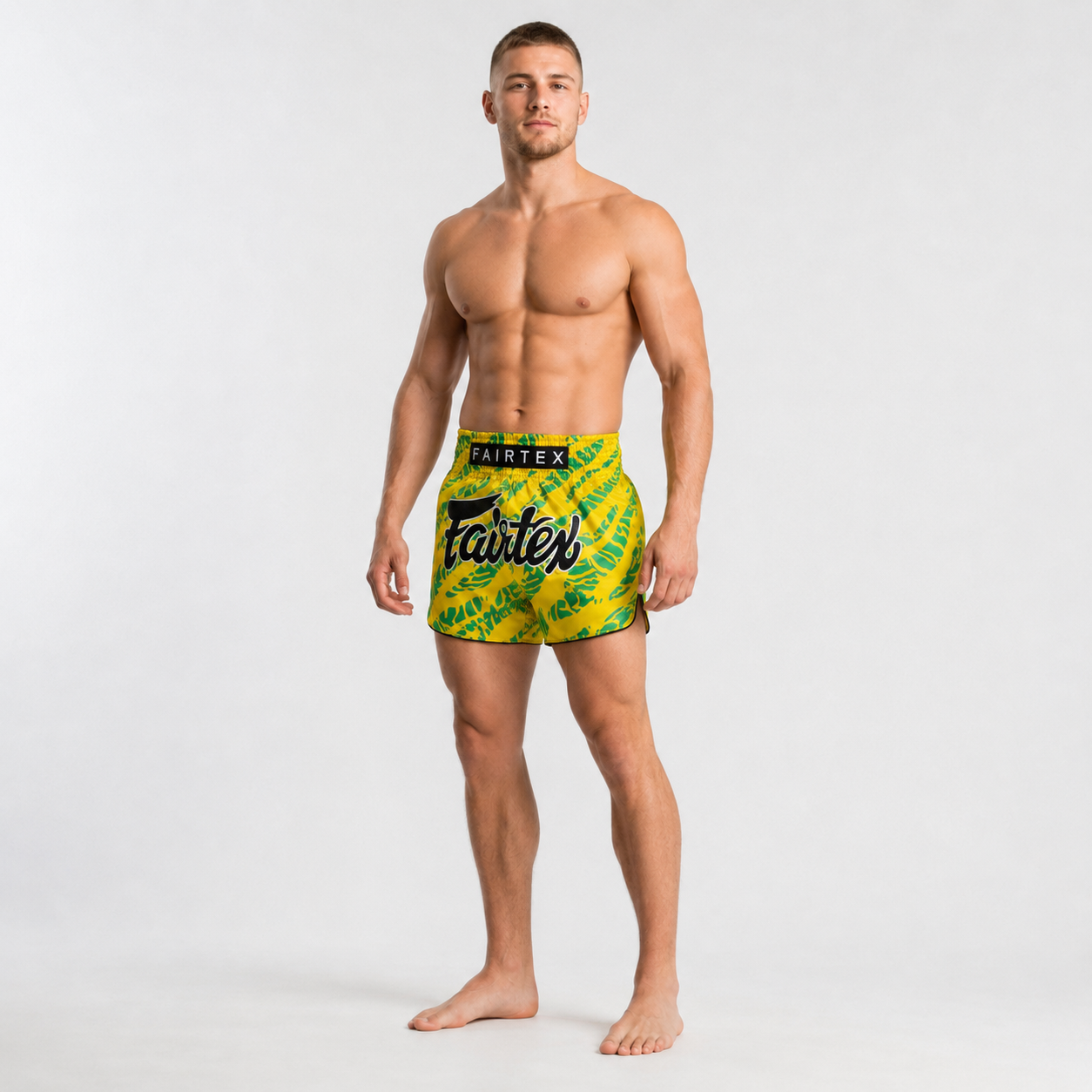 Fairtex Muay Thai Shorts Yellow/Green BS1959