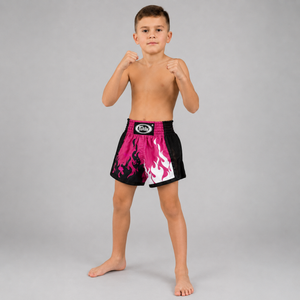 Fairtex Kids Muay Thai Shorts Eternal Flame BSK2101
