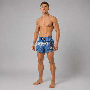 Fairtex x MATTER MAKERS Limited Edition Shorts - Western Denim