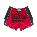Fairtex Kickboxing Shorts Red/Black BS1703