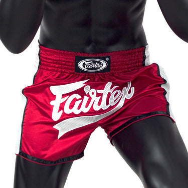Fairtex Muay Thai Shorts – BS1704 (Red/White)