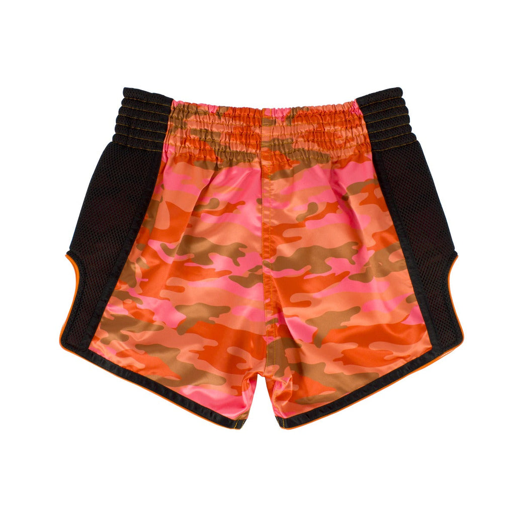 Fairtex Kickboxing Shorts Orange Camo BS1711