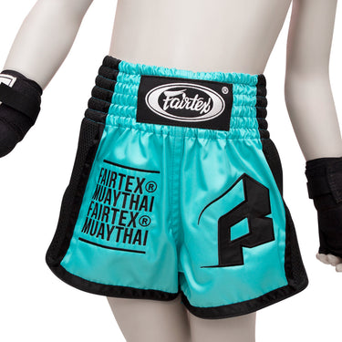 Fairtex Boxing Shorts for Kids - BSK2107 "Turquoise"