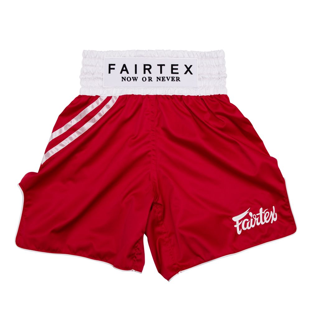 Fairtex Boxing Trunks Classic Red BT2008