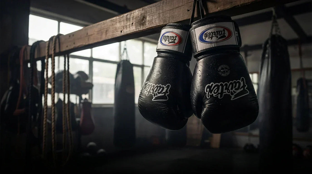 leather boxing gloves