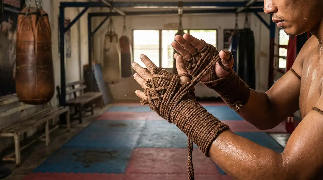 muay thai rope hand wraps