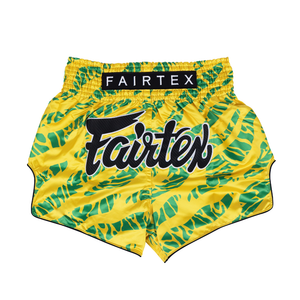 Fairtex Muay Thai Shorts Yellow/Green BS1959