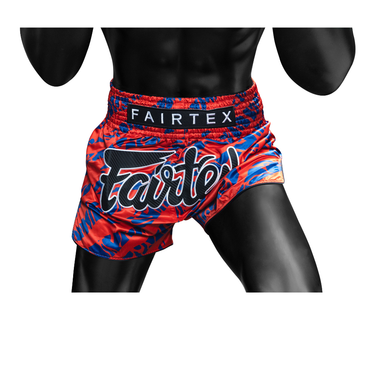 Fairtex Muay Thai Shorts - BS1958 Red/Blue