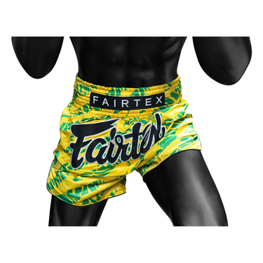 Fairtex Muay Thai Shorts - BS1959 Yellow/Green