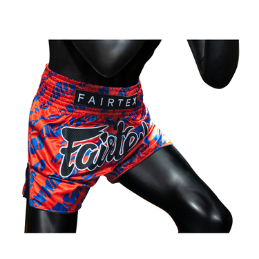Fairtex Muay Thai Shorts - BS1958 Red/Blue