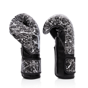 Fairtex BGV14 Microfiber Gloves - Art Collections - Black/White Painter