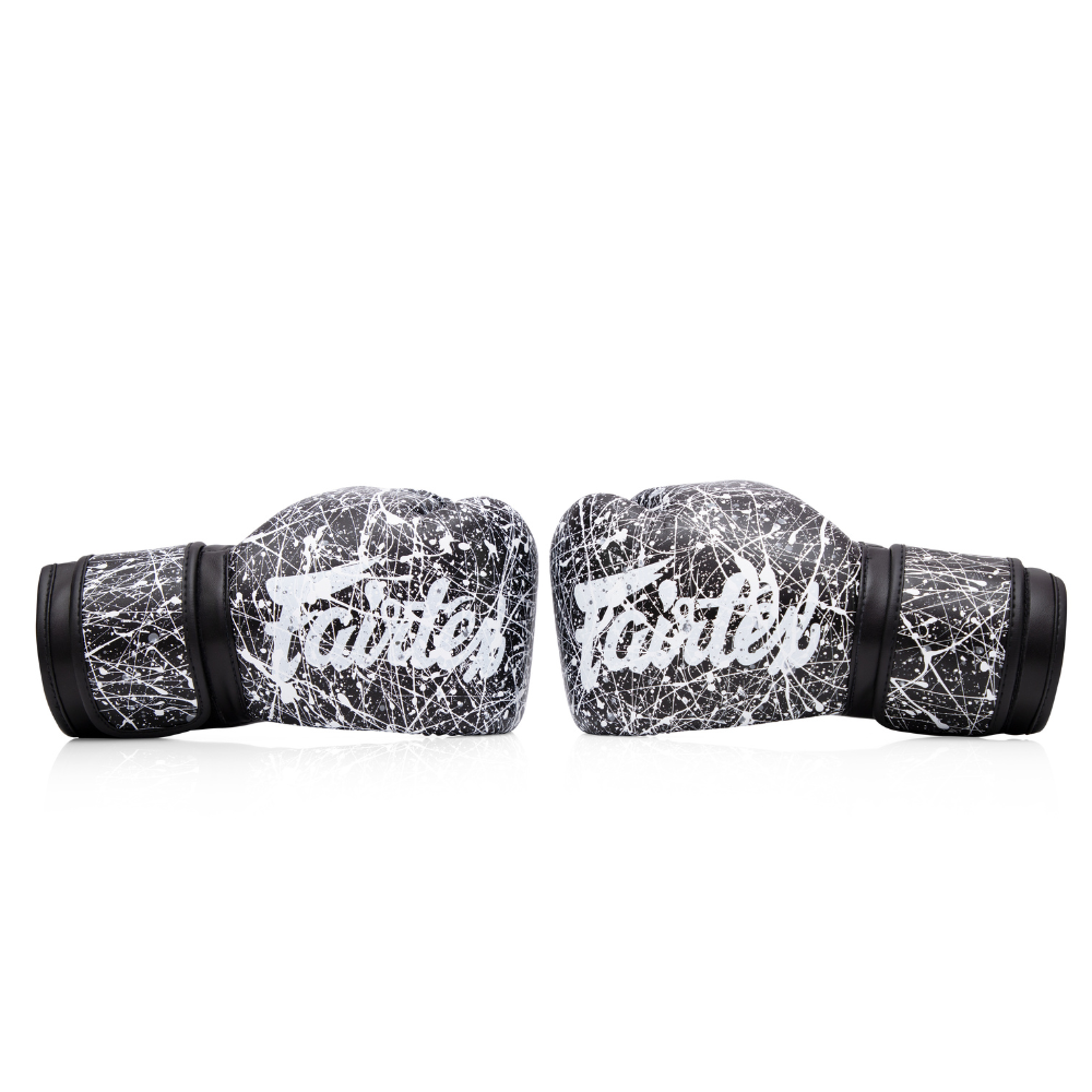 Fairtex Painter Boxing Gloves BGV14PT - Black/White