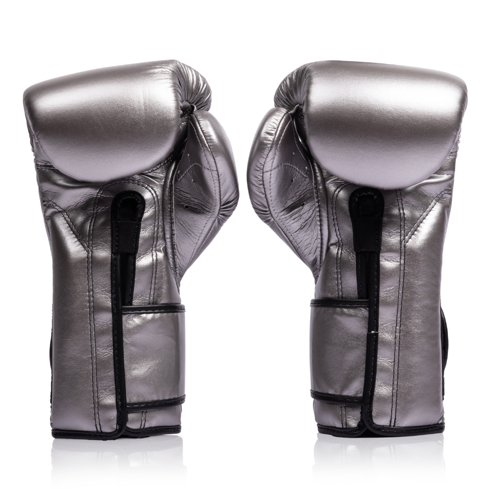 Fairtex Mexican Style Boxing Gloves BGV9C-PLUS -  Gun Metallic