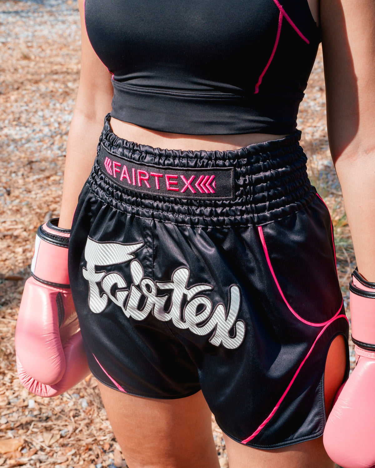 Fairtex x Arokaya Athletic Muay Thai Shorts - Shadow Bloom