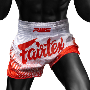 Fairtex Muay Thai Shorts - RWS White