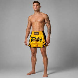 Fairtex Kickboxing Shorts Bright Yellow BS1701
