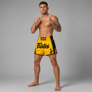 Fairtex Kickboxing Shorts Bright Yellow BS1701