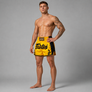 Fairtex Kickboxing Shorts Bright Yellow BS1701