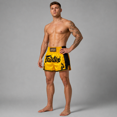 Muay Thai Shorts - BS1701 Yellow