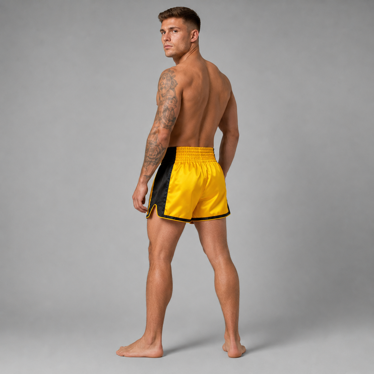 Fairtex Kickboxing Shorts Bright Yellow BS1701
