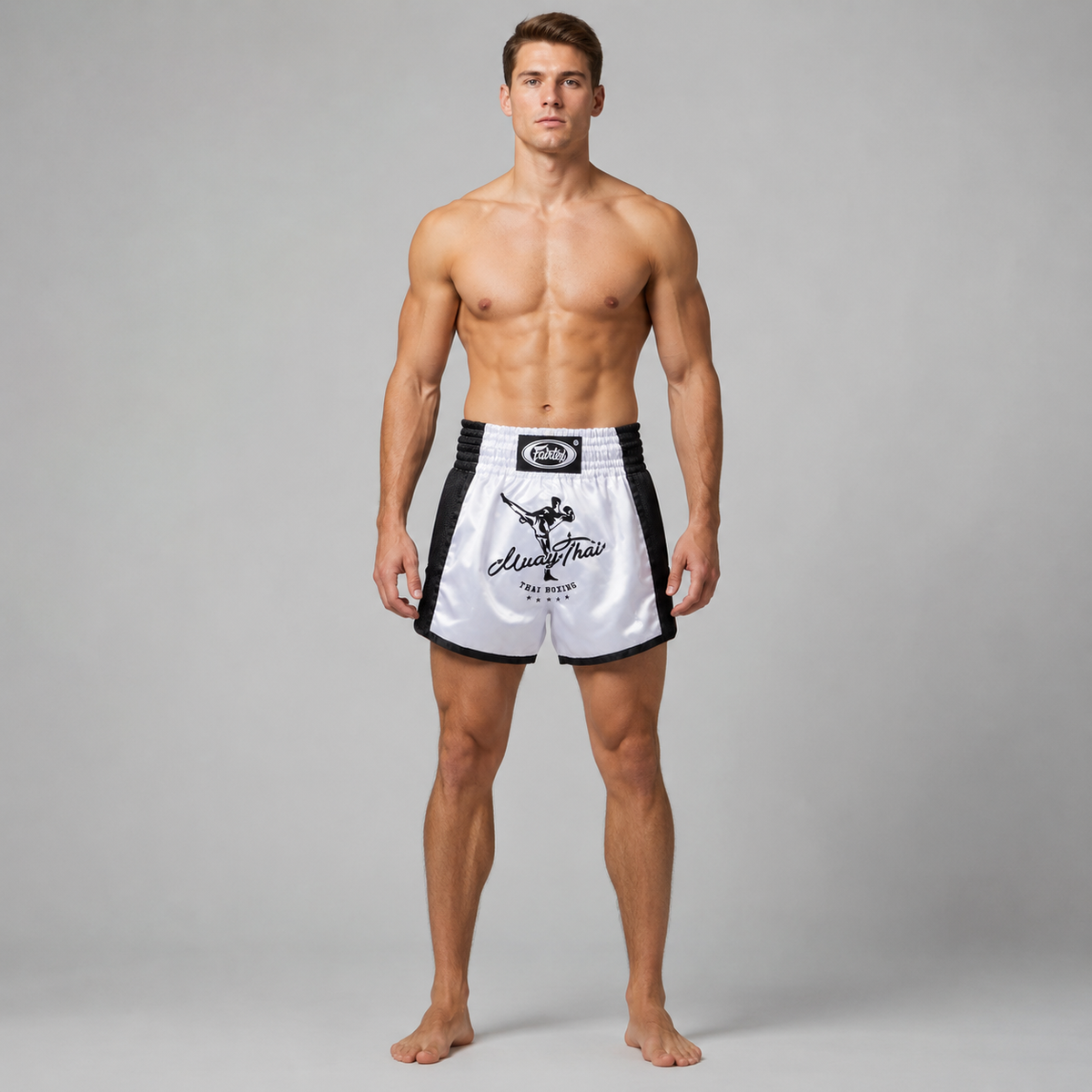 Fairtex Kickboxing Shorts White BS1707