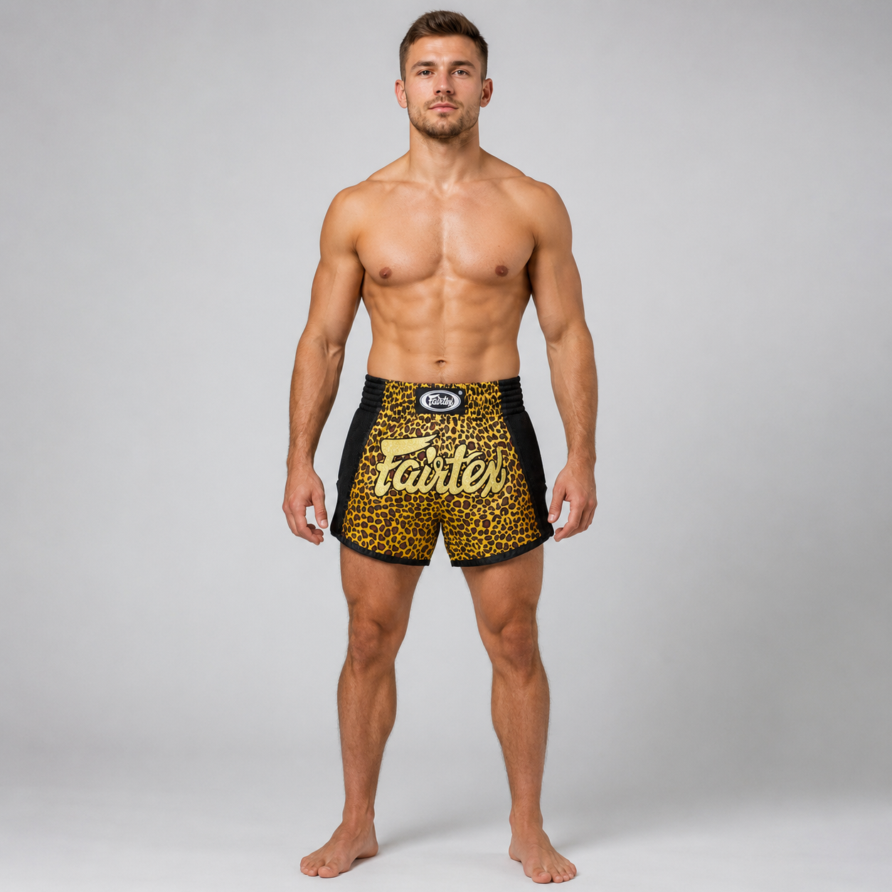 Fairtex Kickboxing Shorts Leopard Print BS1709