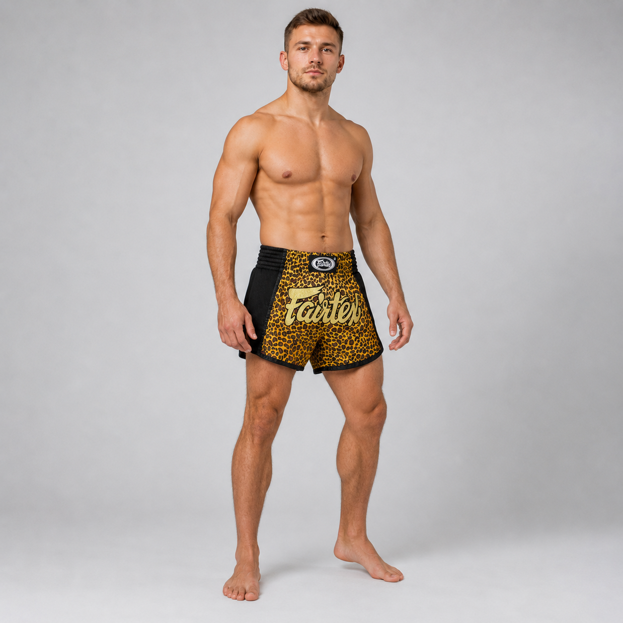 Fairtex Kickboxing Shorts Leopard Print BS1709