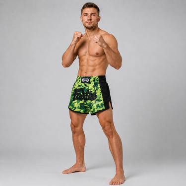 Fairtex Muay Thai Shorts - BS1710 Green Camo