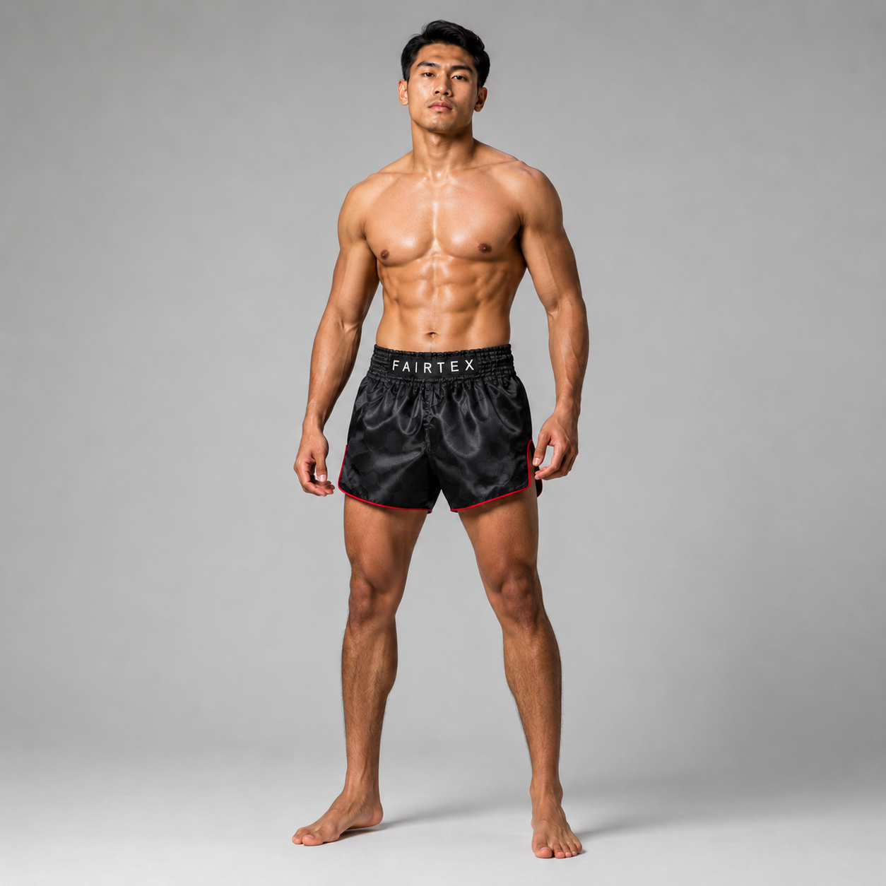 Fairtex Athletic Cut Short Stealth Black BS1901