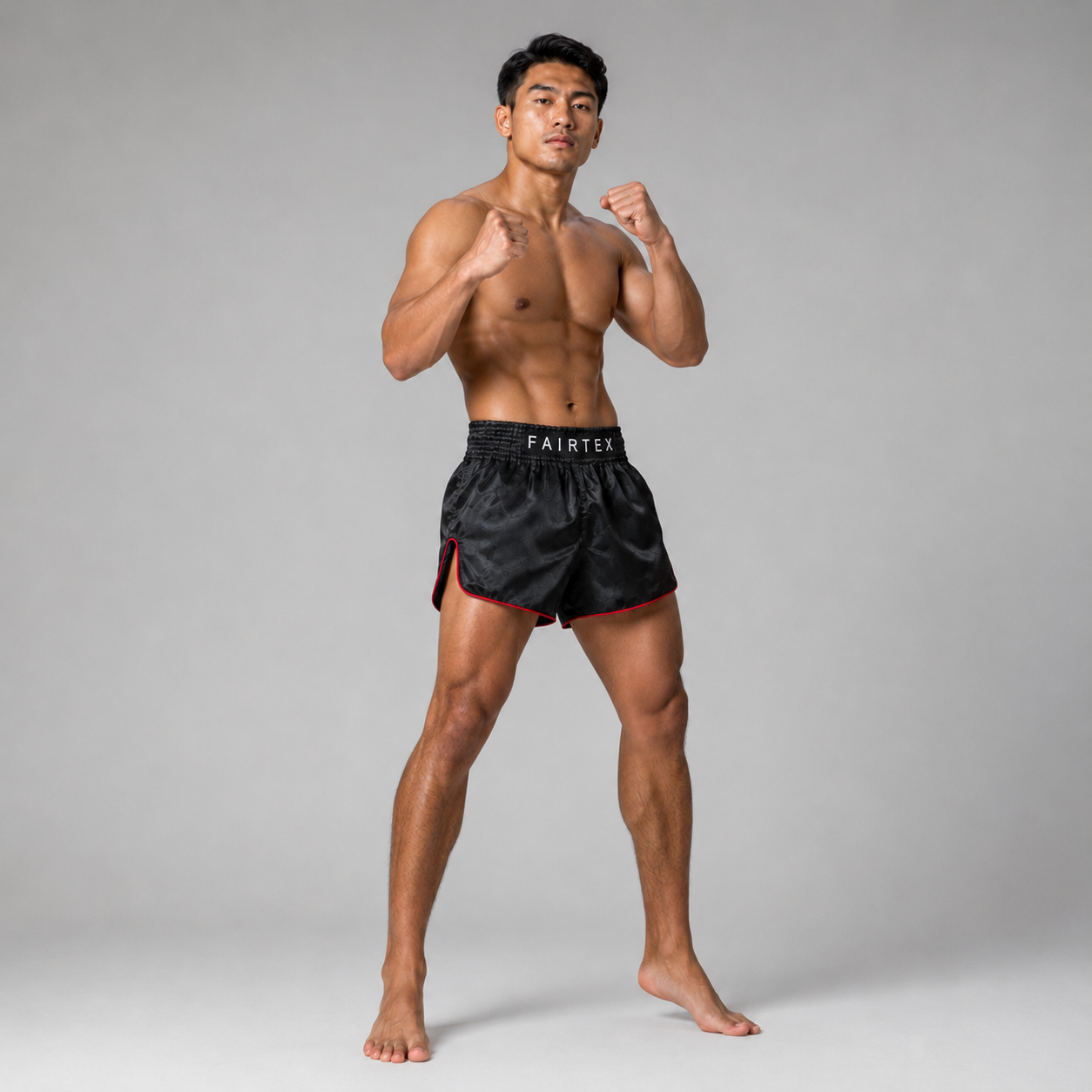 Fairtex Athletic Cut Short Stealth Black BS1901
