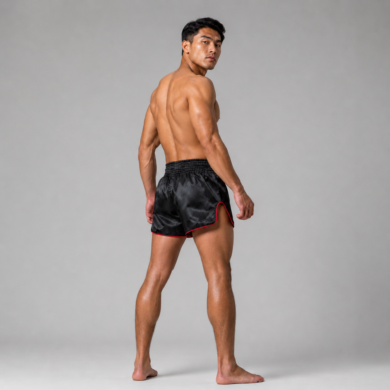 Fairtex Athletic Cut Short Stealth Black BS1901
