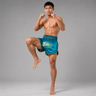 Fairtex Muay Thai Shorts – BS1907 Focus Turquoise