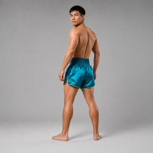 Fairtex Muay Thai Shorts Focus Yellow Piping BS1907