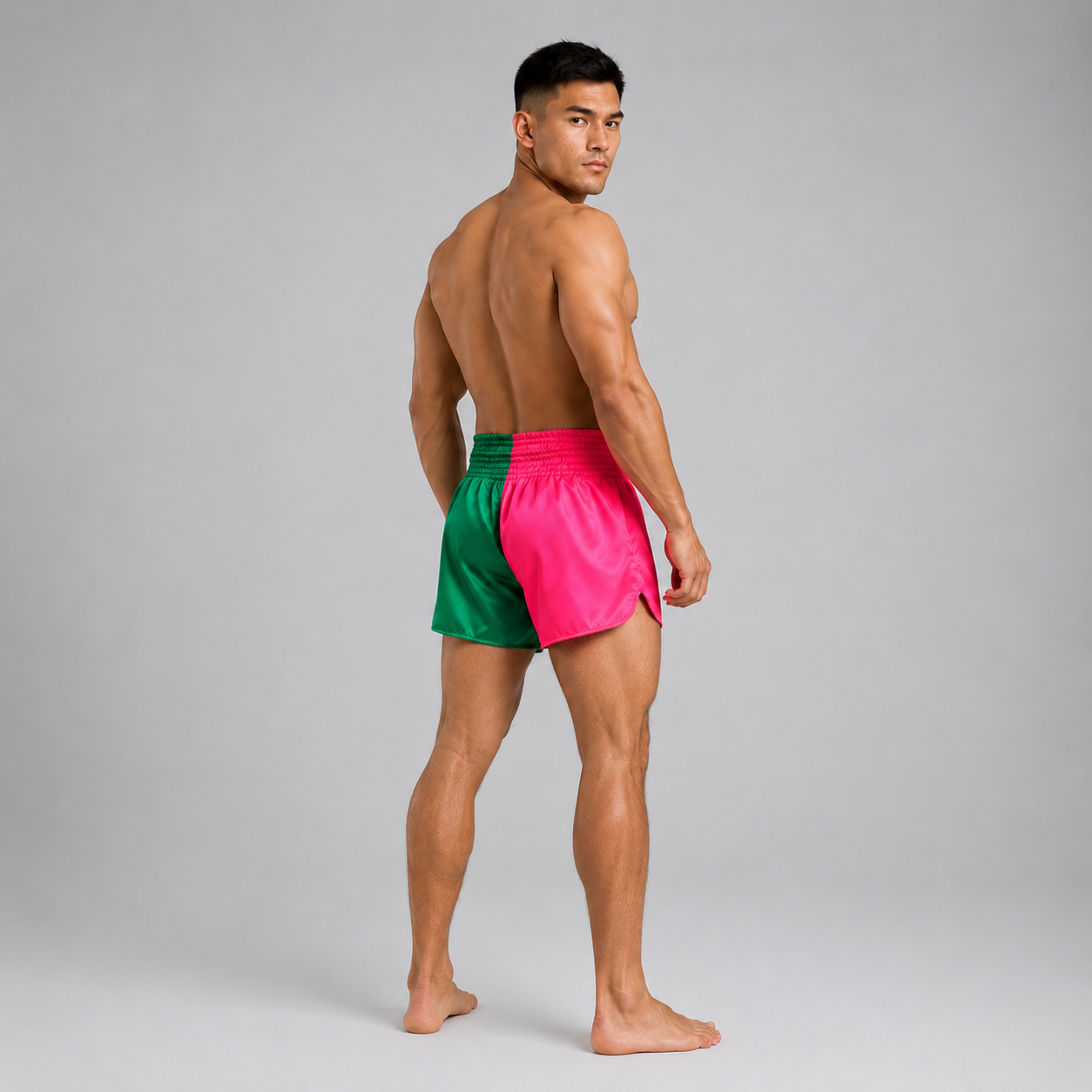 Fairtex Muay Thai Shorts Pink Green BS1911