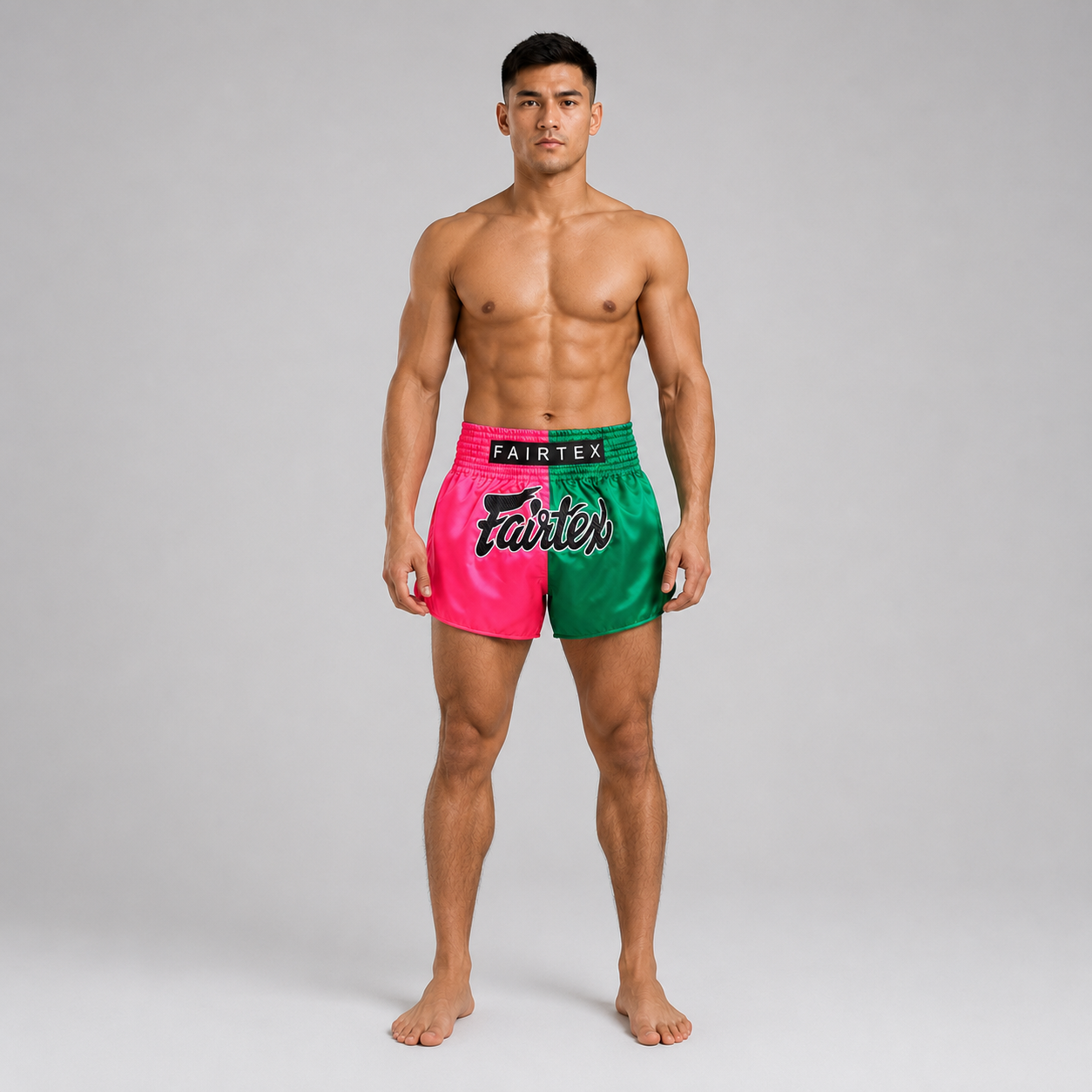 Fairtex Muay Thai Shorts Pink Green BS1911