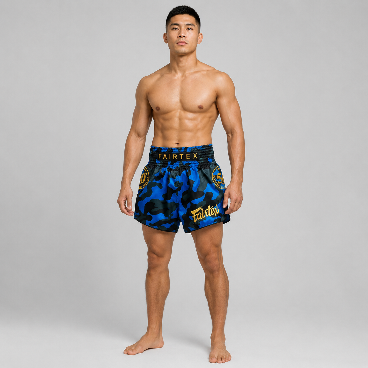 Fairtex Muay Thai Shorts Golden Jubilee Solid BS1917