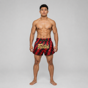 Fairtex Muay Thai Shorts Stealth Red BS1919