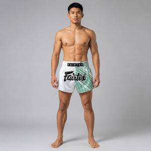 Fairtex Muay Thai Shorts Racer White BS1923