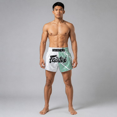 Fairtex Muay Thai Shorts - BS1923 Racer White