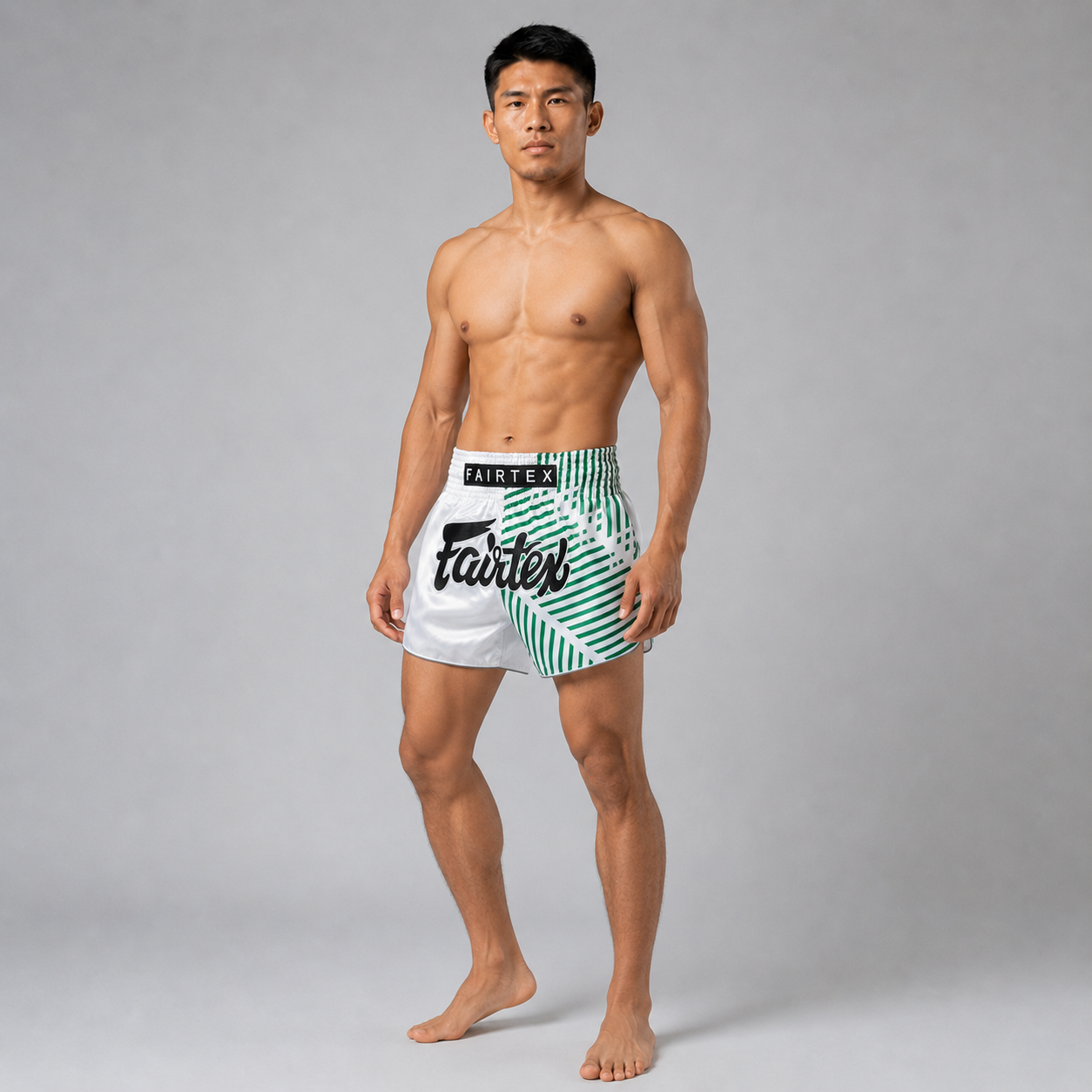 Fairtex Muay Thai Shorts Racer White BS1923