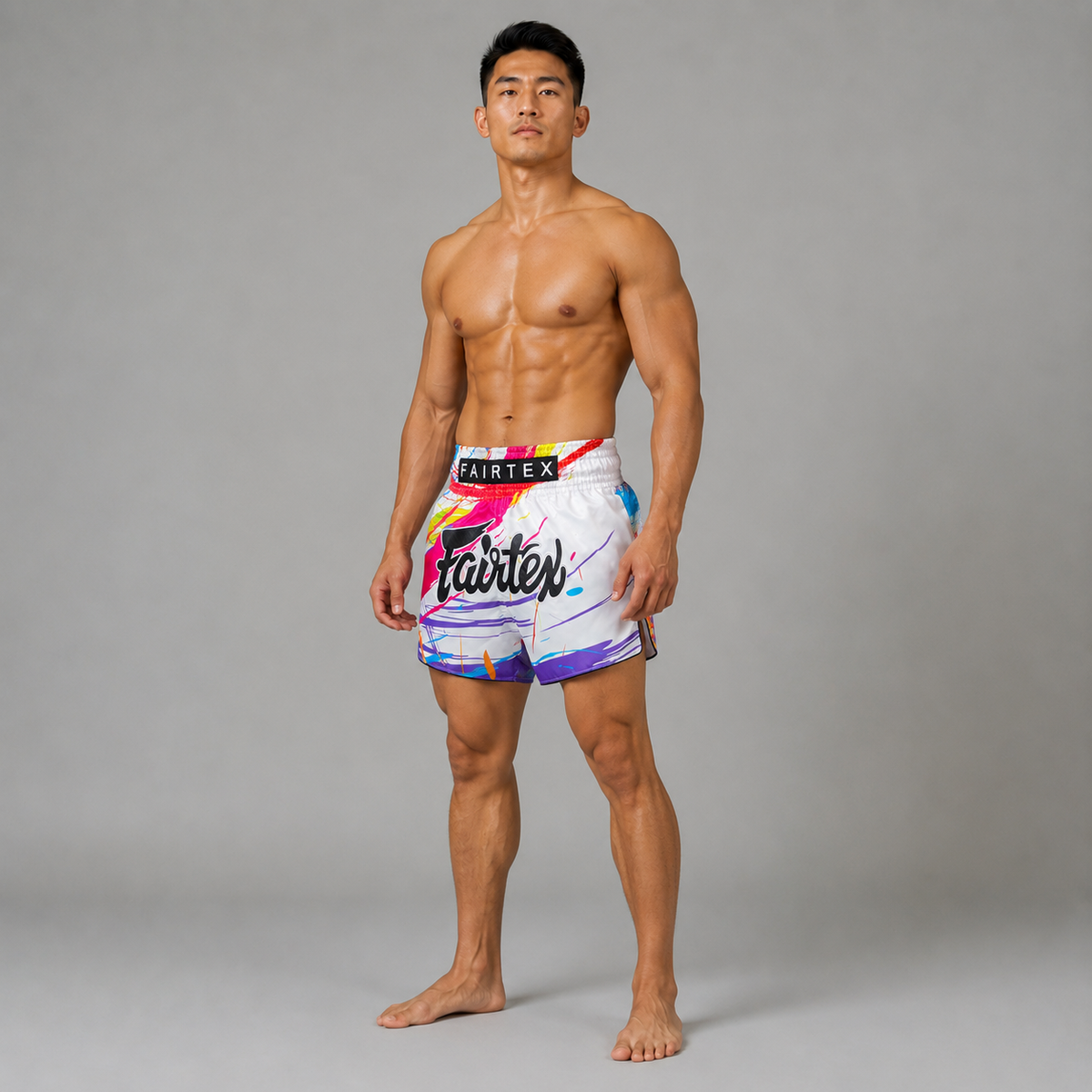 Fairtex Muay Thai Shorts World Music White BS1933