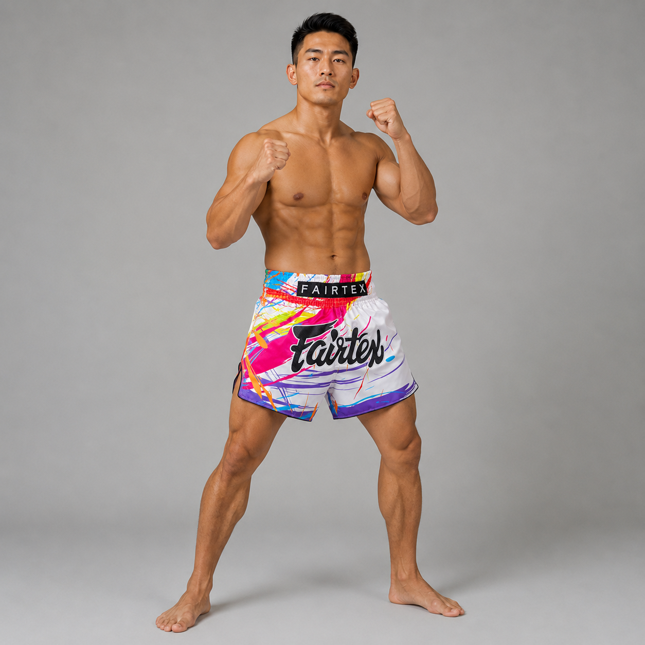 Fairtex Muay Thai Shorts World Music White BS1933