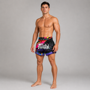 Fairtex Muay Thai Shorts World Music Black BS1934